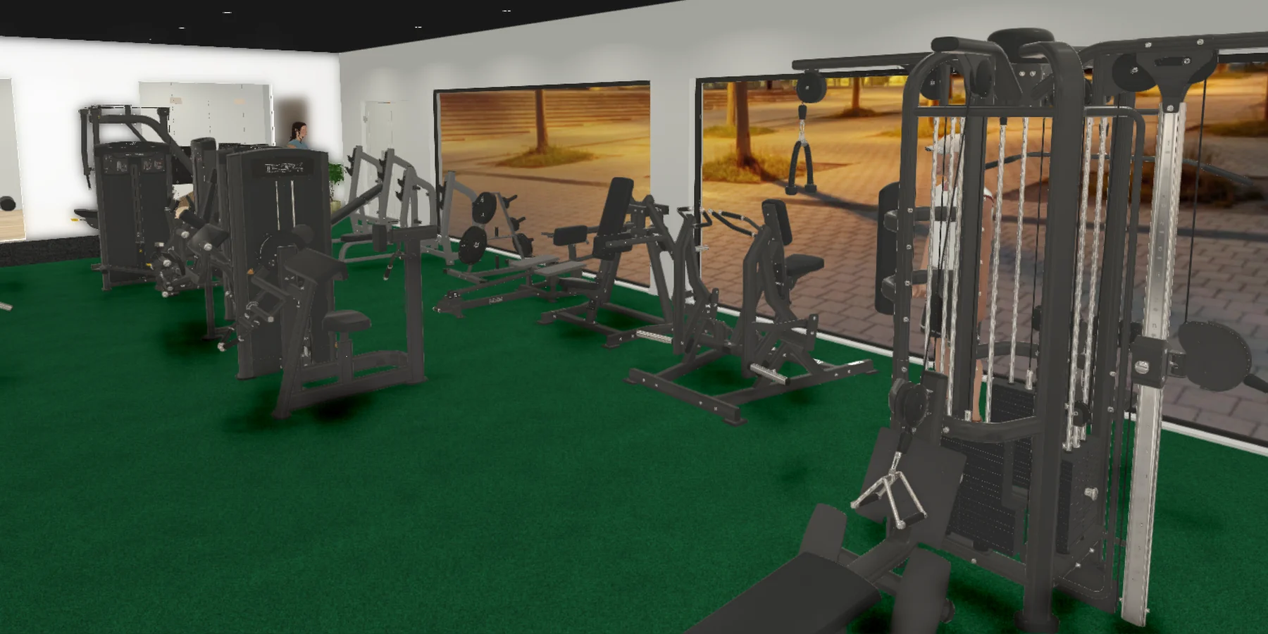 SMITH 3D gym visualisation